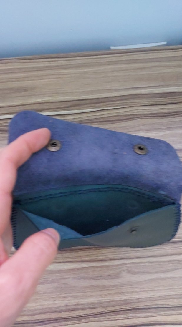 Koyu Mavi Cüzdan - Görsel 3