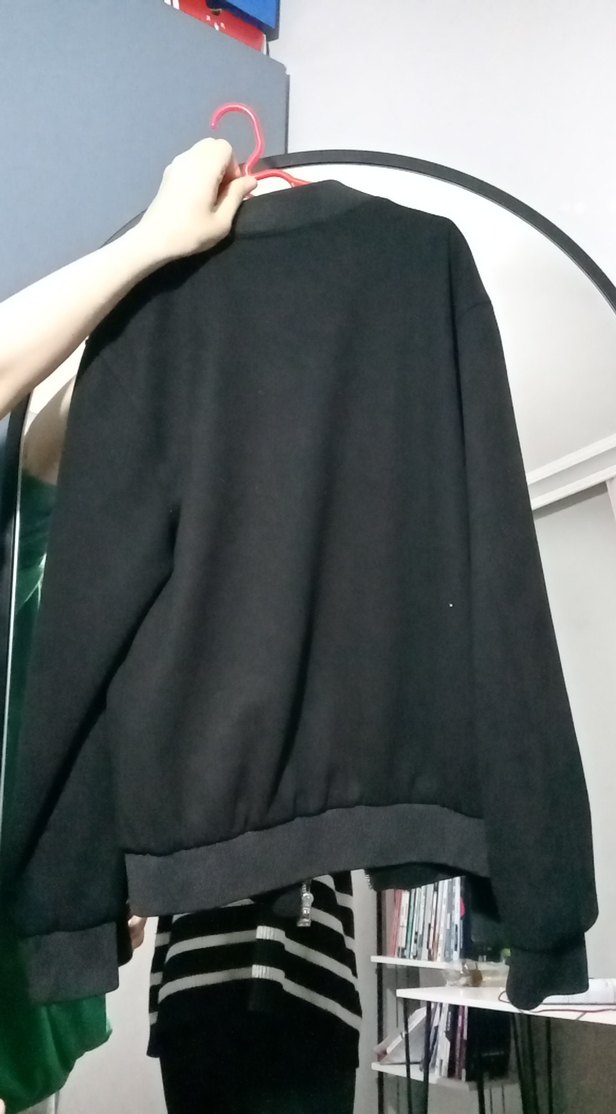 Siyah Fermuarlı erkek Ceket - Görsel 4