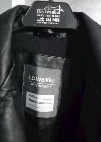 Siyah Deri Biker Ceket - Görsel 3