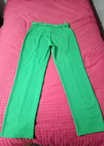 Yeşil Kadın Kumaş Pantolon - Görsel 2