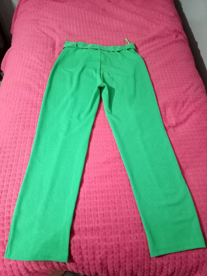 Yeşil Kadın Kumaş Pantolon - Görsel 2