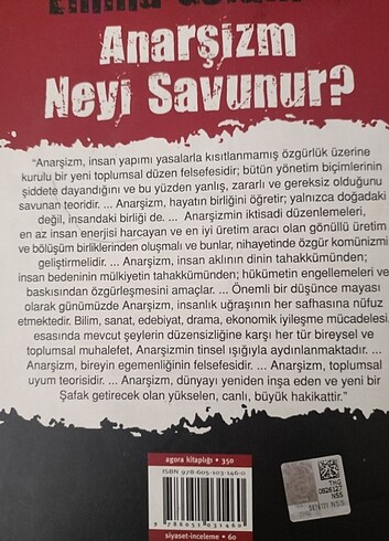 Emma Goldman Anarşizm neyi savunur