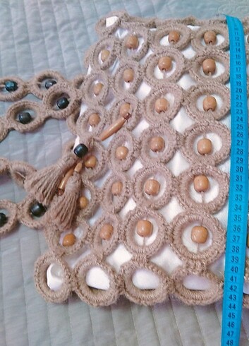 Jüt el örgüsü çanta  - Görsel 5