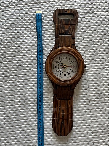 Ahşap duvar saati - Görsel 2