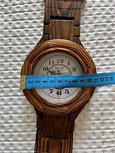 Ahşap duvar saati - Görsel 3