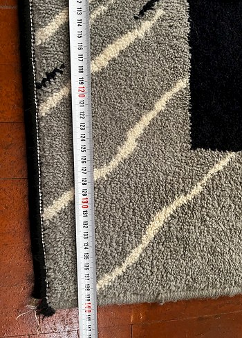 Gümüşsuyu Soyut Desenli Siyah Modern Halı - Görsel 7