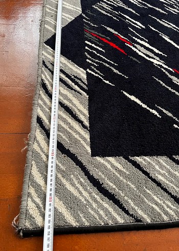 Gümüşsuyu Soyut Desenli Siyah Çağdaş Halı - Görsel 5