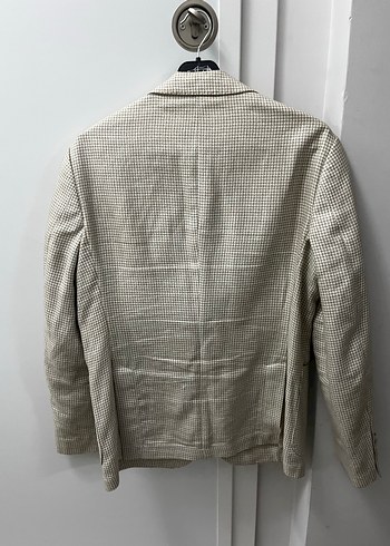 Lıfian Bej Klasik Kesim Erkek Keten Ceket - Görsel 2