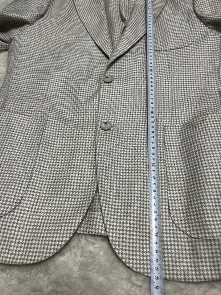 Lıfian Bej Klasik Kesim Erkek Keten Ceket - Görsel 4