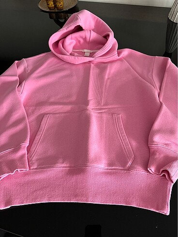 s Beden Kapüşonlu Pembe Kadın Sweatshırt