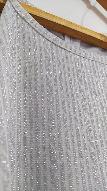 Koton Koton XL beden şık simli gri elbise