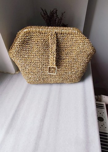 Örgü Kadın Clutch Çanta