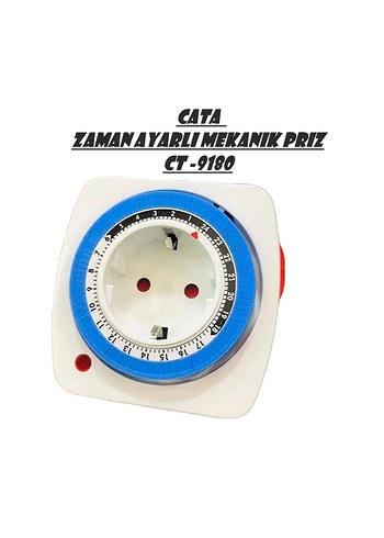 Cata Zaman Ayarlı Mekanik Priz Ct 9180