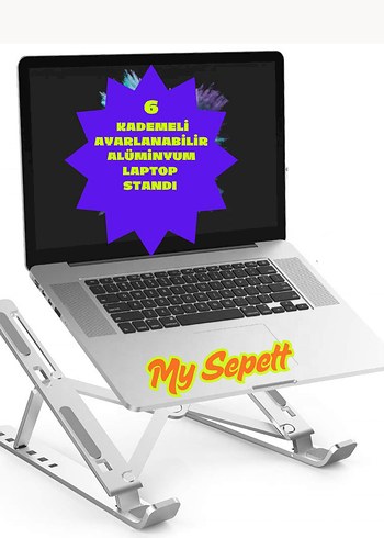 ALÜMİNYUM LAPTOP STANDI AYARLANABİLİR