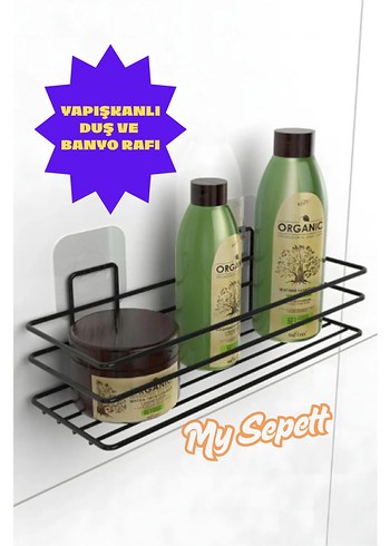 YAPIŞKANLI DUŞ VE BANYO RAFI
