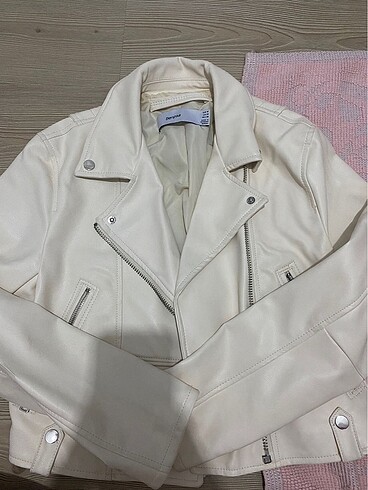 bershka deri ceket - Ana görsel