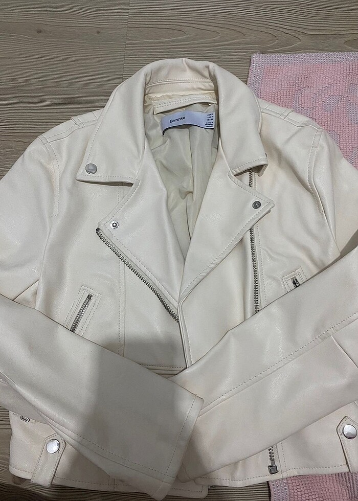 bershka deri ceket - Görsel 1