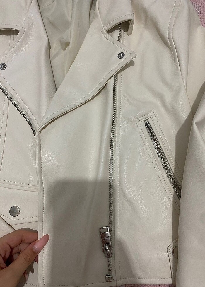 bershka deri ceket - Görsel 3