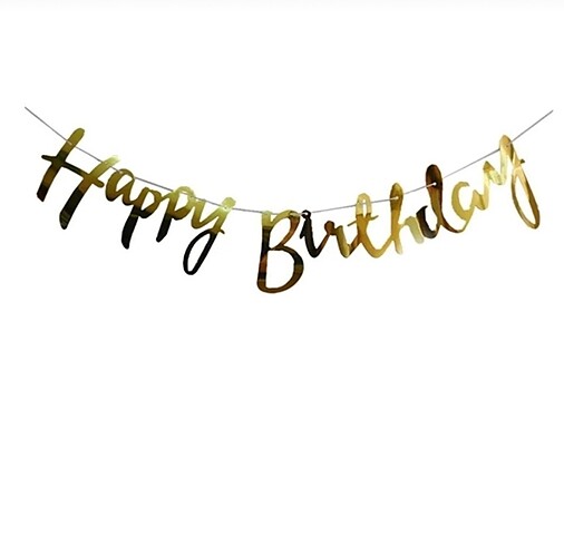 Happy birthday kaligrafi yazı