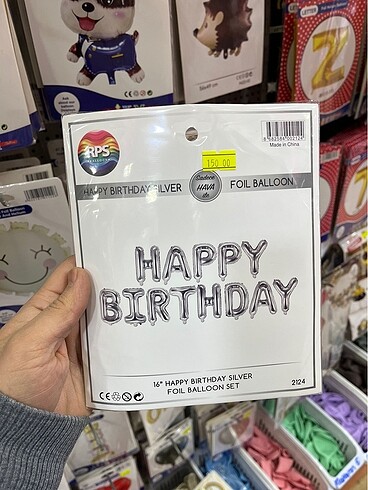 Happy birthday folyo balon