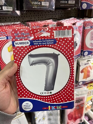  7 yaş folyo balon