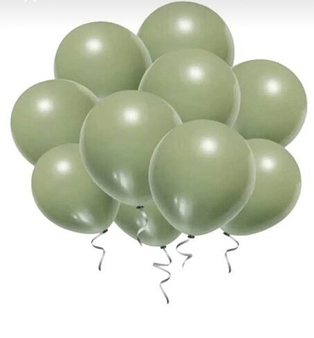 Küf yeşili retro balon