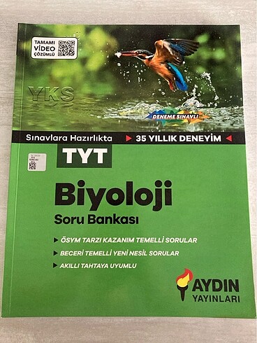 Aydın Tyt Biyoloji Sıfır kitap