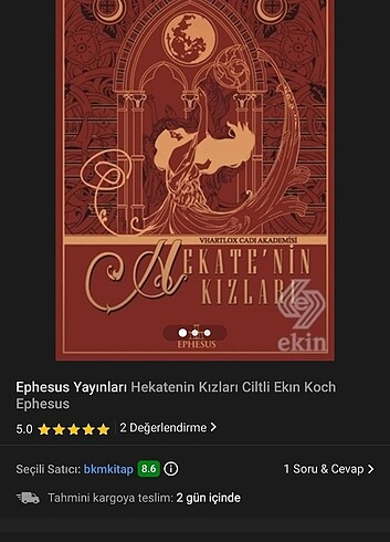 Ephesus yayınları ciltli kitap 