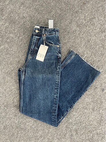 Zara Zara koyu mavi wide leg