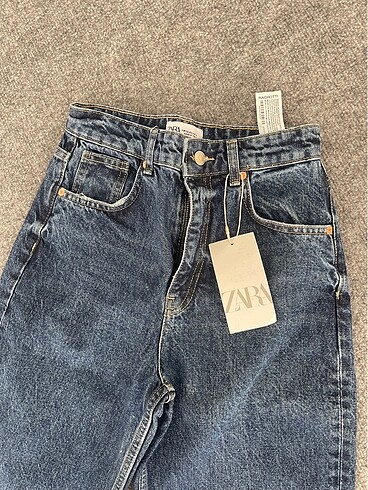 36 Beden mavi Renk Zara koyu mavi wide leg