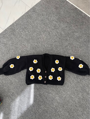 Zara Siyah örme hırka