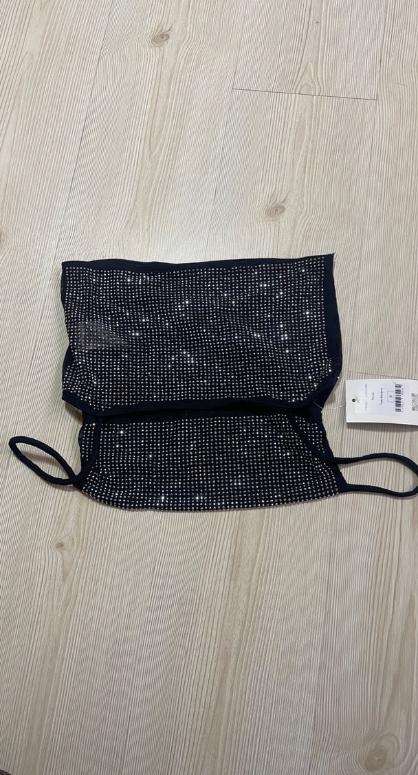 Siyah taşlı büstiyer - Görsel 2