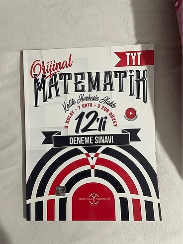 Orijinal yayınları tyt matematik branş denemesi
