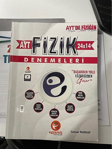Egzersiz yayınları ayt fizik branş denemesi