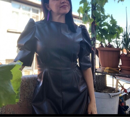 Deri elbise - Görsel 2