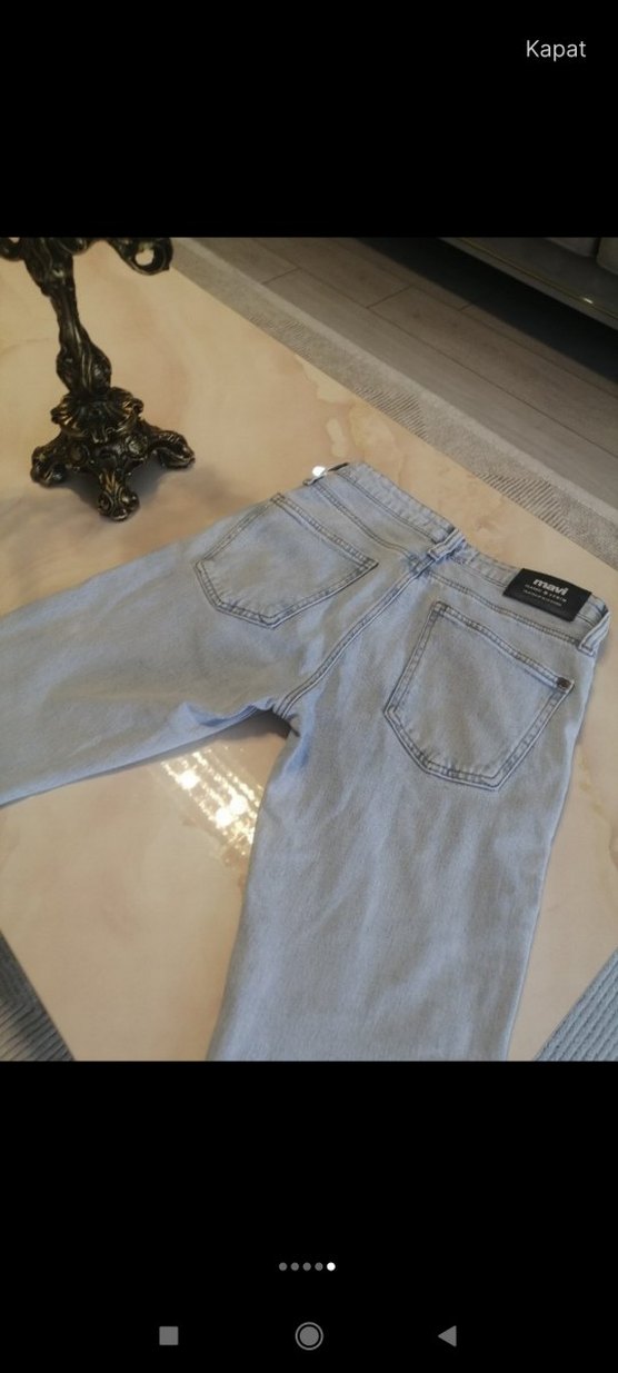 açık mavi Normal Boy erkek Jean - Görsel 5