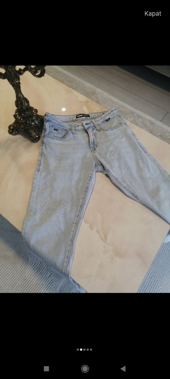 açık mavi Normal Boy erkek Jean - Görsel 4