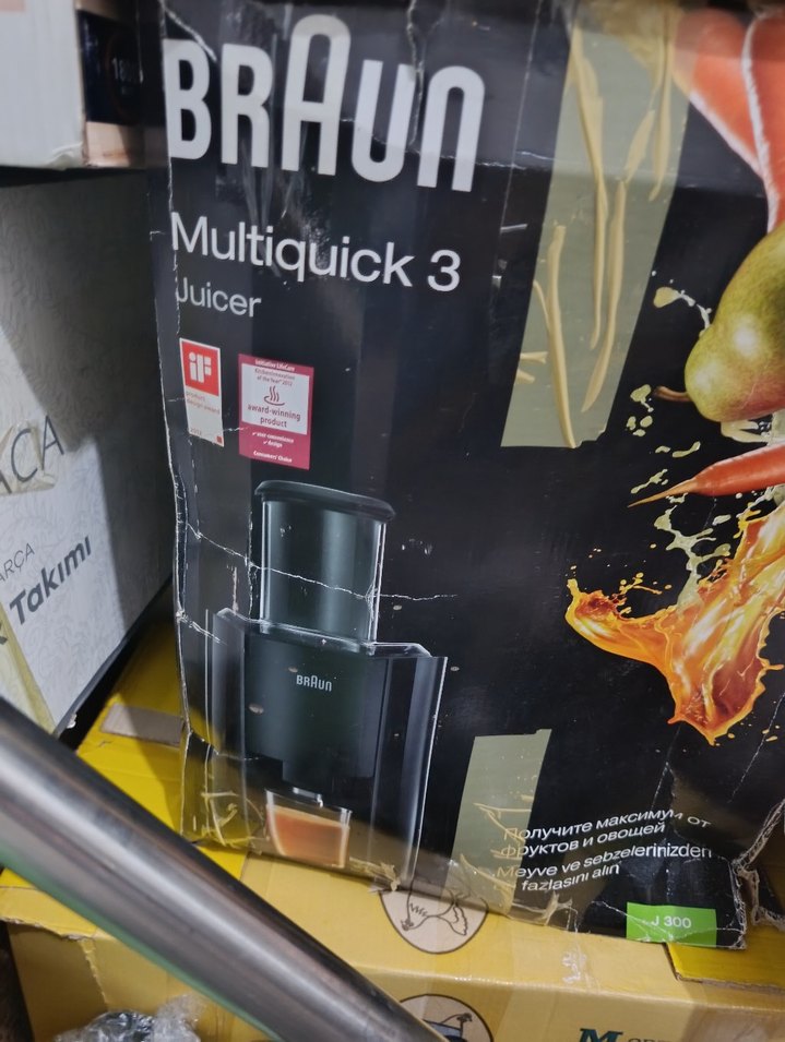 Siyah Braun Katı Meyve Sıkacağı - Görsel 4