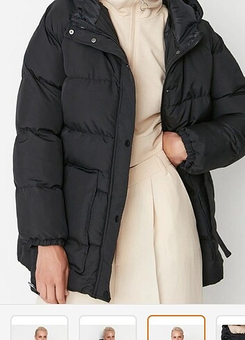 Pull and Bear Kadın Oversize Mont