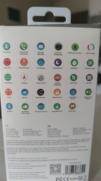 Diğer WIWU SMART WHATCH SW10