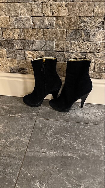 Giuseppe Zanotti GIUSEPPE ZANOTTI DESIGN siyah süet bot