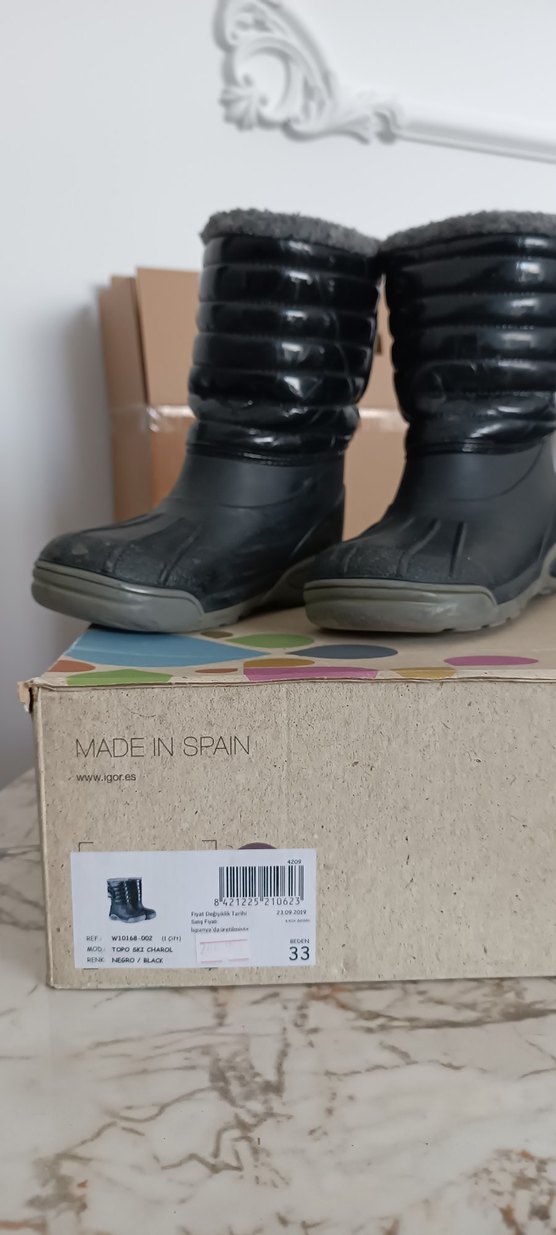 İgor Topo Ski charol bantlı çocuk botu - Görsel 3