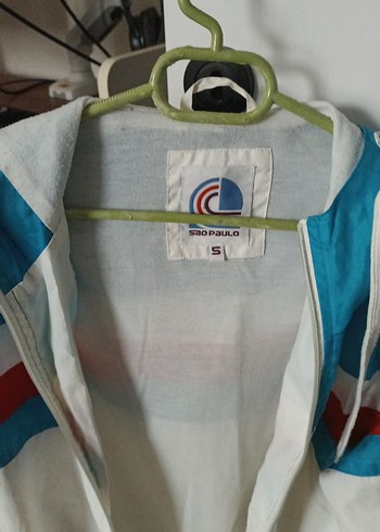 Erkek Beyaz Spor Ceket, Fermuarlı, Rahat Kesim - Görsel 3