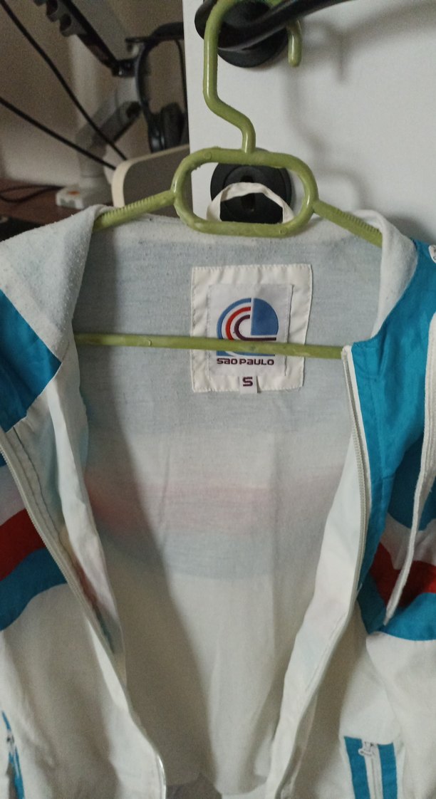 Erkek Beyaz Spor Ceket, Fermuarlı, Rahat Kesim - Görsel 3