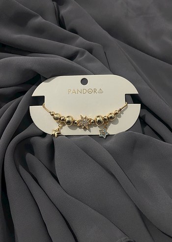 Pandora Altın Renk Boncuklu Kadın Bileklik