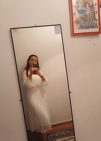 Diğer Beyaz şifon elbise