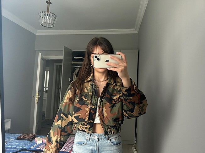 Zara kamuflaj ceket