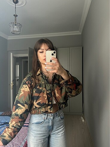 Zara Zara kamuflaj ceket