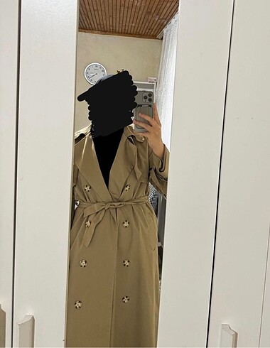 38 Beden camel Renk Trençkot