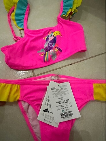 7 Yaş Beden çeşitli Renk Penti bikini